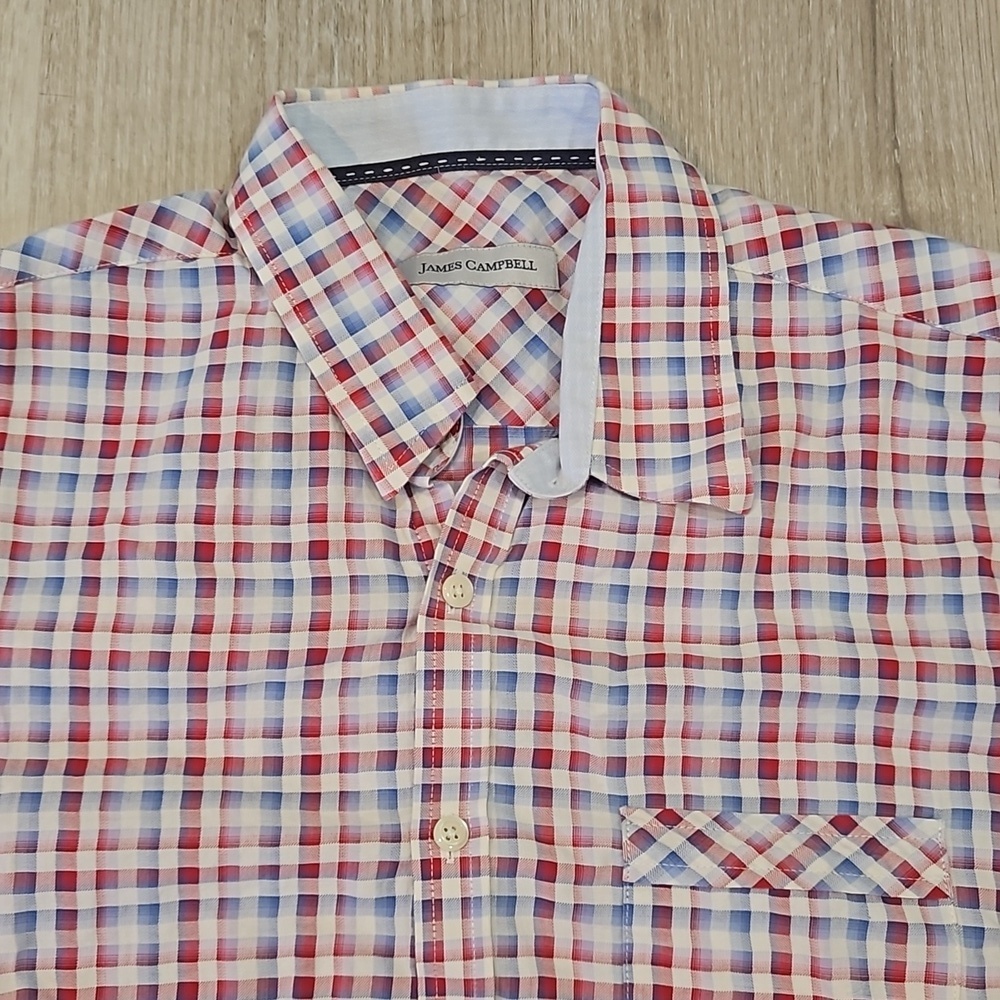 James Campbell Men's Large Button Down - Picture 2 of 5